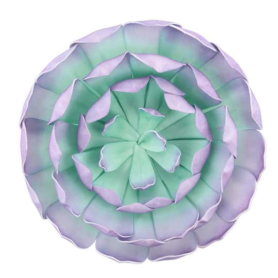 Lavender &#x26; Teal Decorative Succulent by Ashland&#xAE;